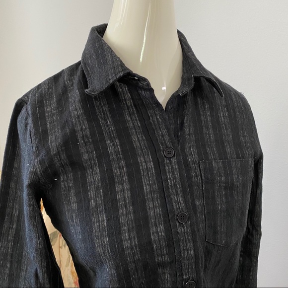 Theory Plaid Button Down - Picture 4 of 6